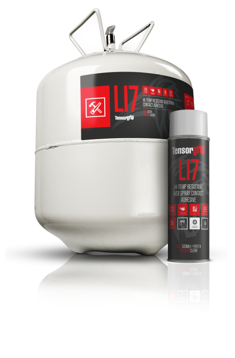 Tensorgrip L17 - Hi-Temp Resistant Web Spray Contact Adhesive