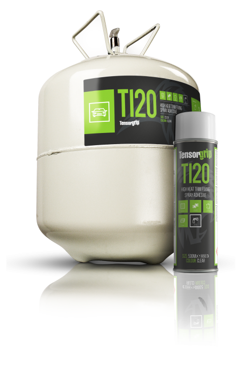 Tensorgrip T120 - High Heat Trim Fixing Spray Adhesive